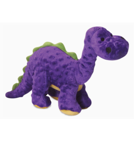 Pet Pallete Godog Dinos Bruto W/Chew Guard Plush Dog Toy Purple