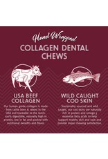 Icelandic+ Icelandic+ Beef Collagen Dental Chews Cod Skin 4" Dog Treat