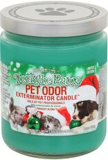 Pet Odor Candles Pet Odor Exterminator "Deck the Paws" Limited Edition Deck the Paws, 13oz jar candle