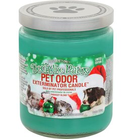 Pet Odor Candles Pet Odor Exterminator "Deck the Paws" Limited Edition Deck the Paws, 13oz jar candle