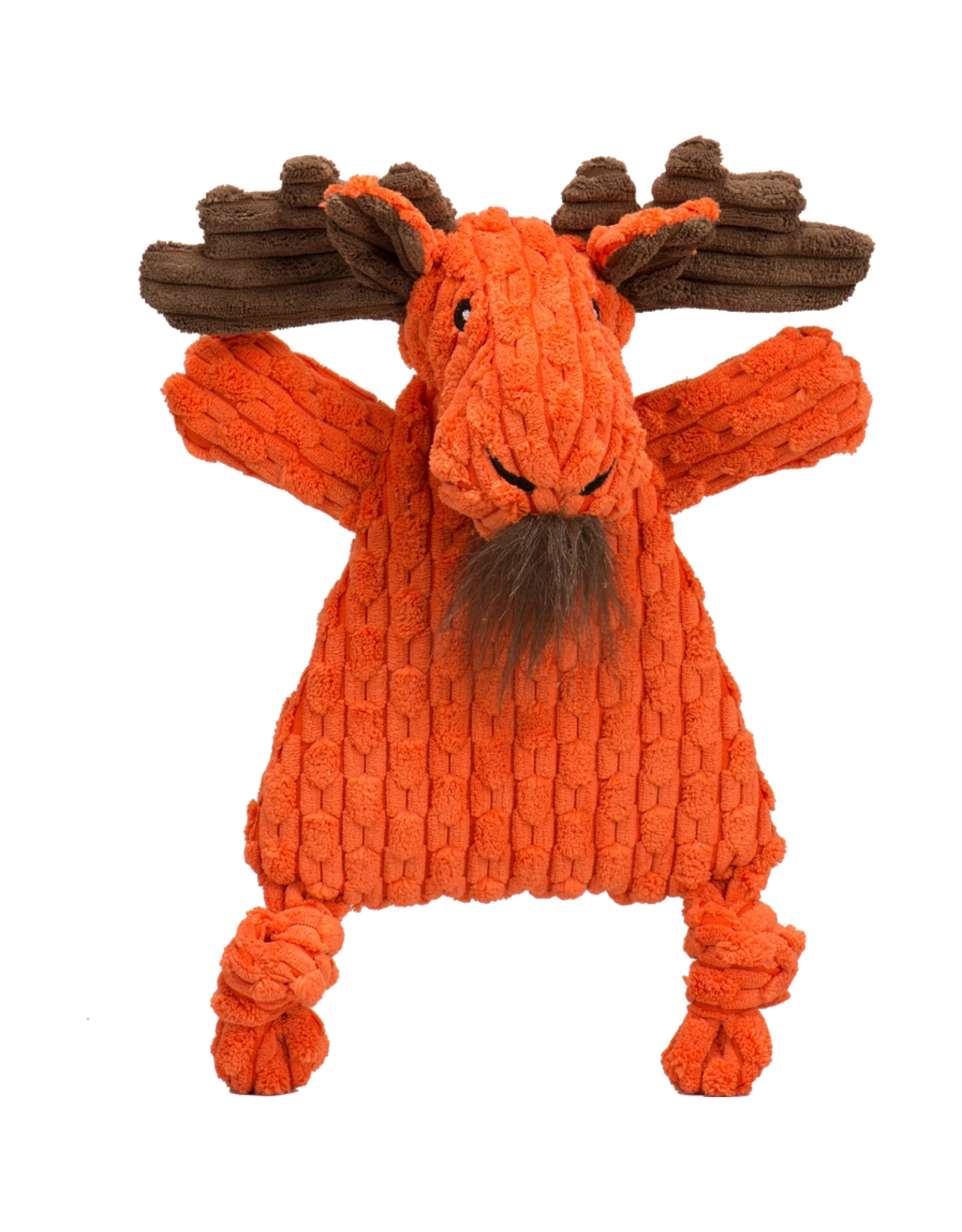 HuggleHounds Morris Moose Huggleflatties™ Plush Dog Toy