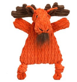 HuggleHounds Morris Moose Huggleflatties™ Plush Dog Toy