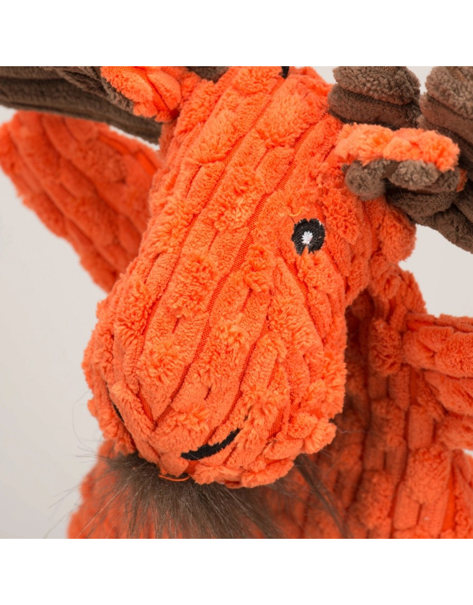 HuggleHounds Morris Moose Huggleflatties™ Plush Dog Toy