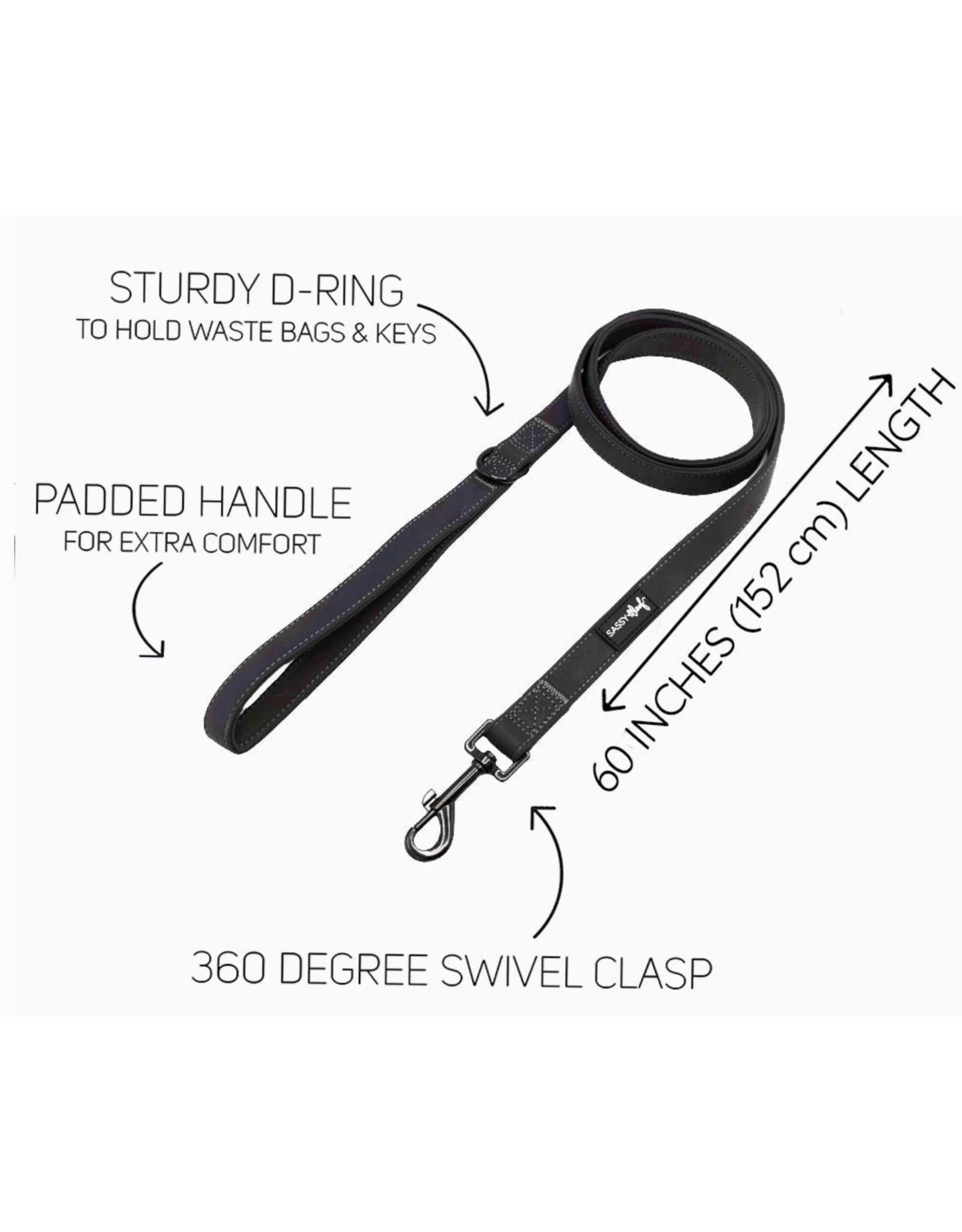 Sassy Woof Dog Leash - Reflection
