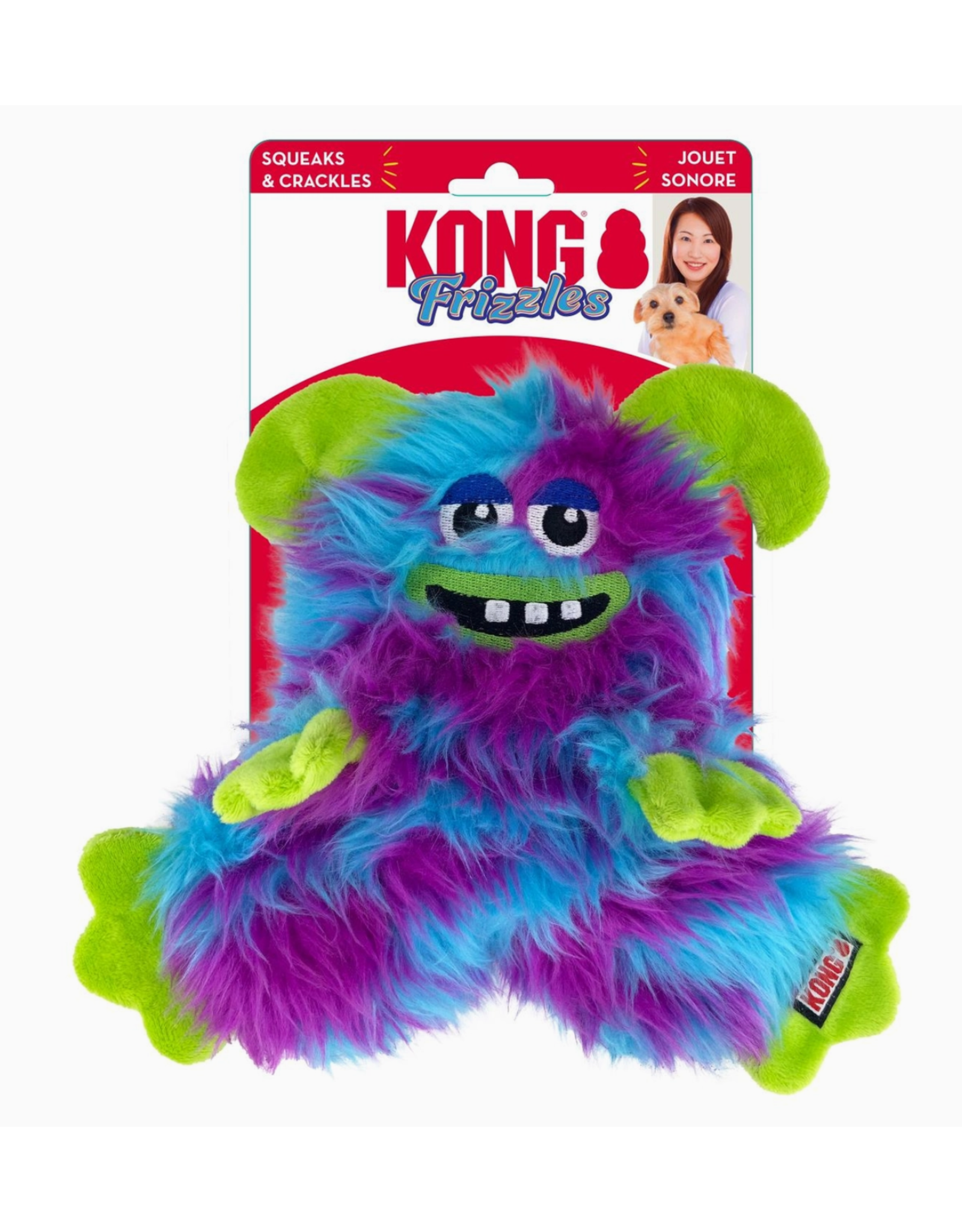 Kong® Frizzles Razzle Dog Plush Toy Medium