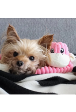 Pet Pallete Zippypaws Spencer Crinkle Monkey Pink Small