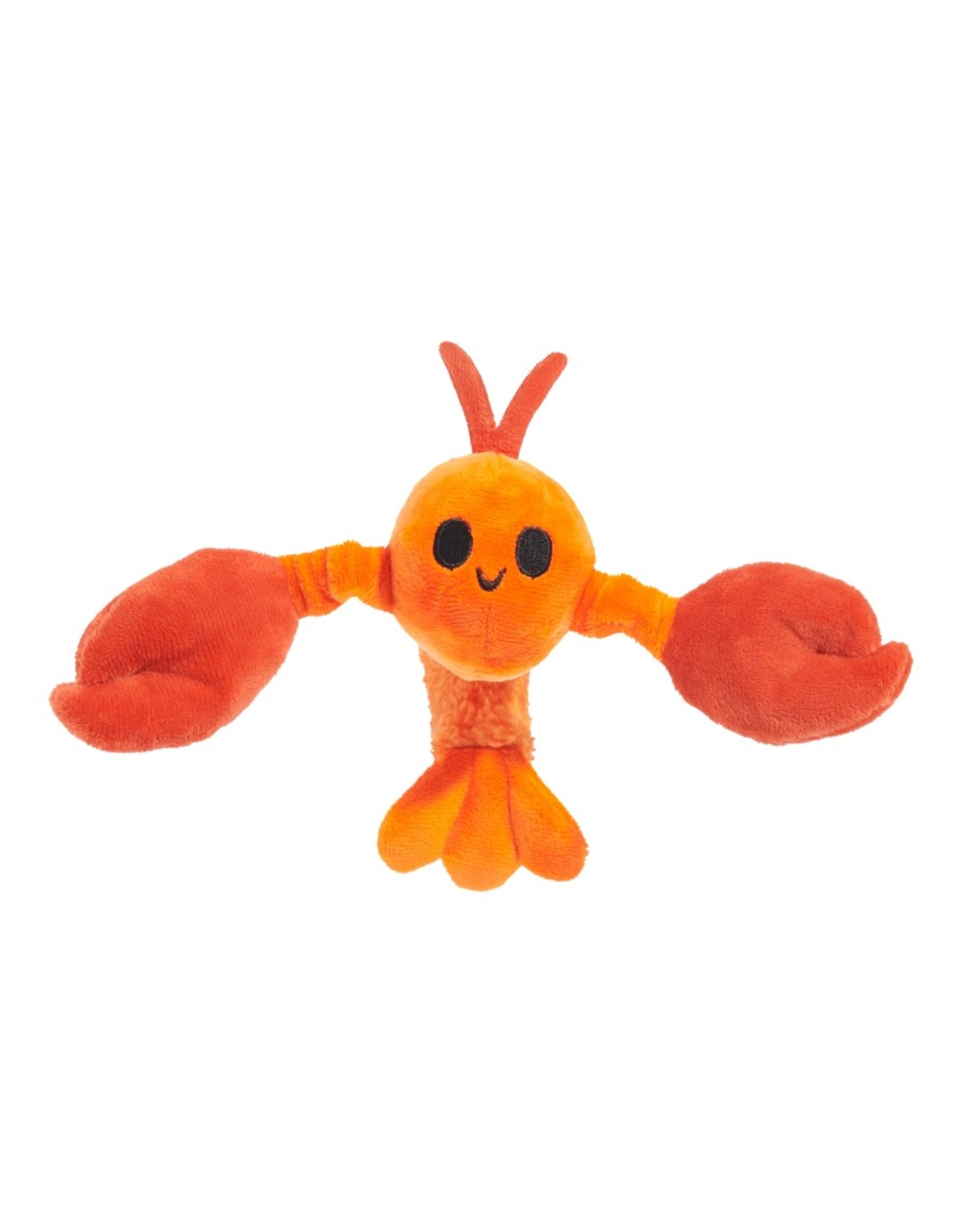 Pet Pallete Bark Della Crawfish Plush Dog Toy Xs/S