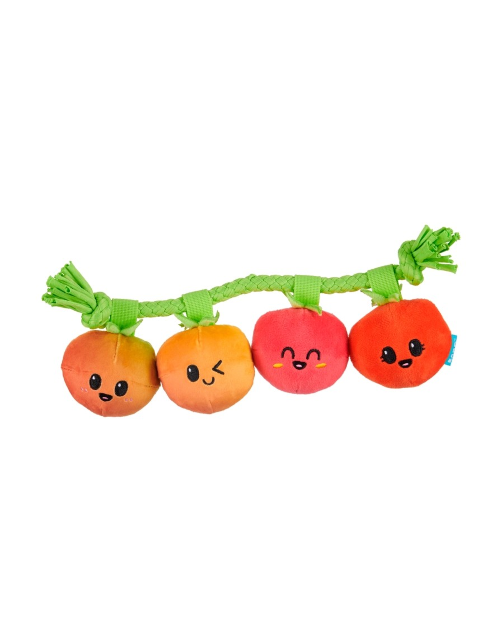Pet Pallete Bark Hairloom Tomatoes Plush Dog Toy S/M