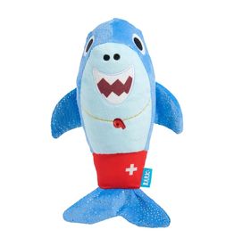 Pet Pallete Bark Pool Shark Shane Plush Dog Toy