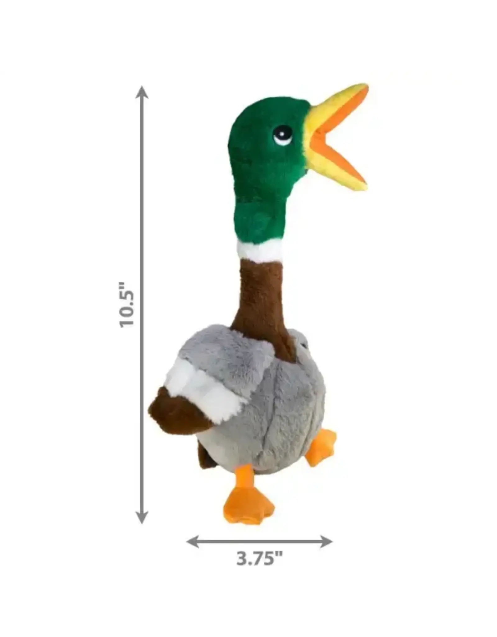 KONG Shakers Honkers Duck Dog Plush Toy Small