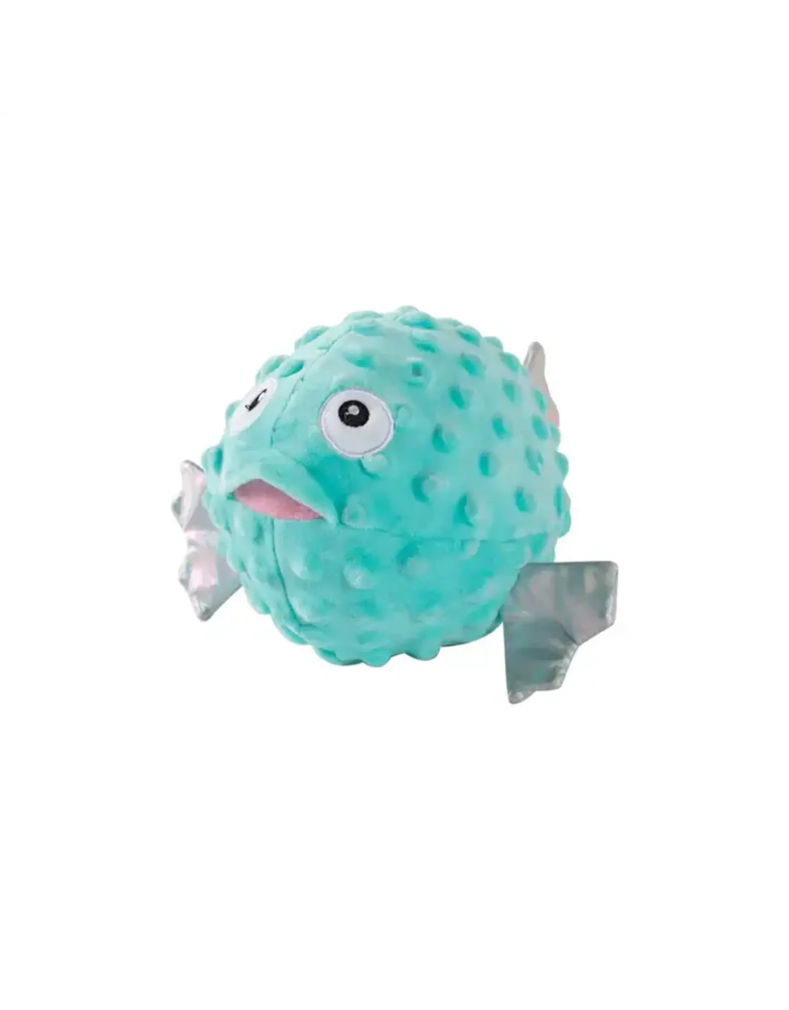 BARK Puffed Up Puffer Fish Pulsh Dog Toy
