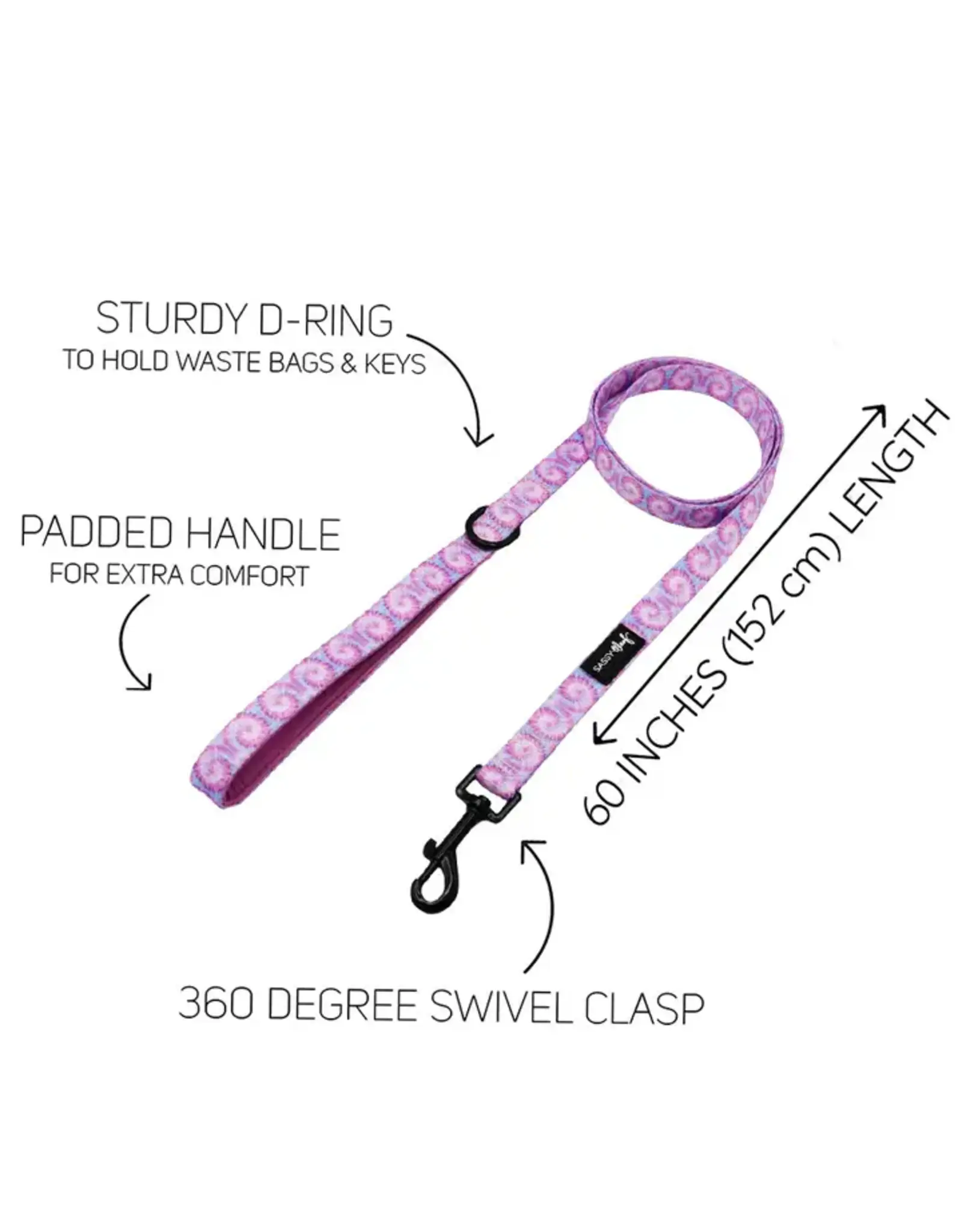 Sassy Woof Dog Leash Purple Haze (Summer)