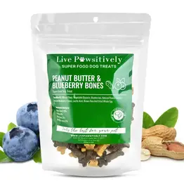 Live Pawsitive Peanut Butter & Blueberry Bones