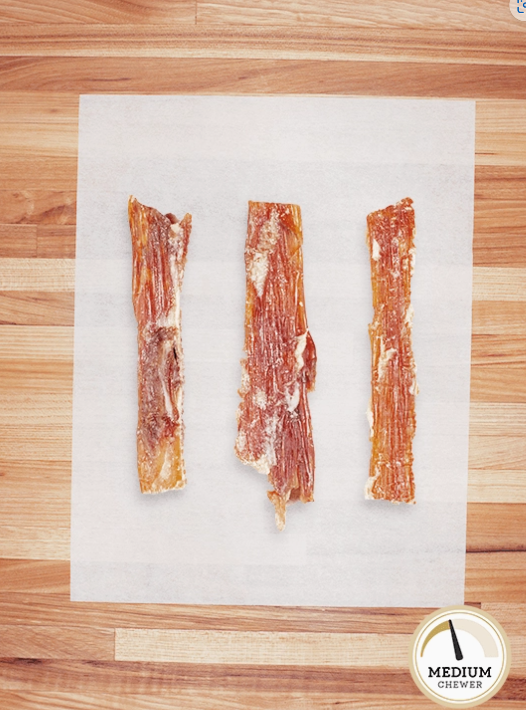 Bulk Chew: Beef Back Strap - Pawtero - Pawtero Dog Grooming