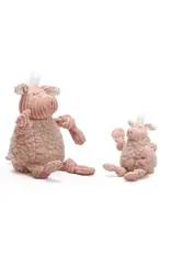 HuggleHounds Penelope Pig Hugglefleece® Flufferknottie™ Plush Dog Toy