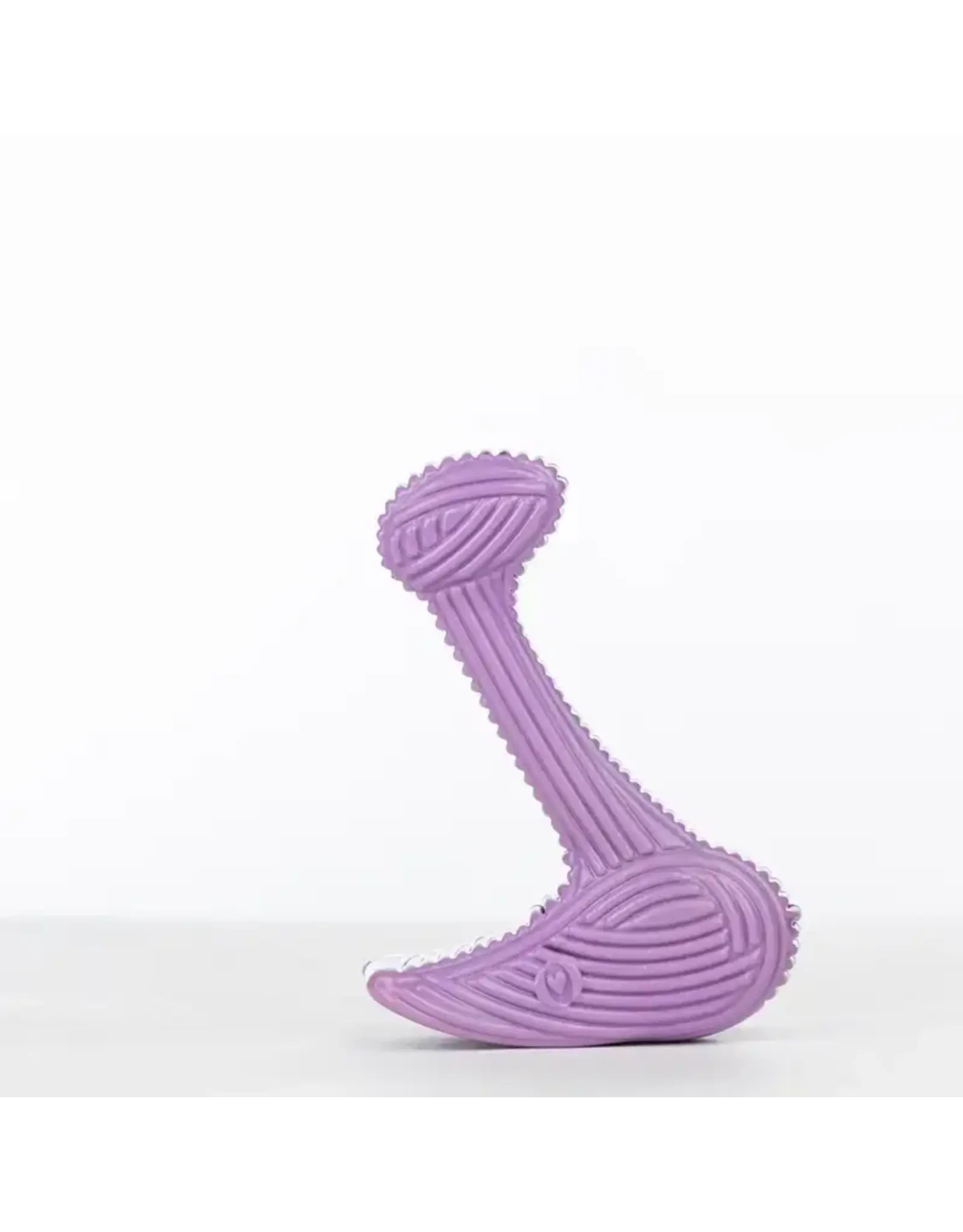 HuggleHounds Bobb Tuffut-Lon® Bone Dog Toy w/ Chicken Flavoring