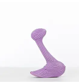 HuggleHounds Bobb Tuffut-Lon® Bone Dog Toy w/ Chicken Flavoring