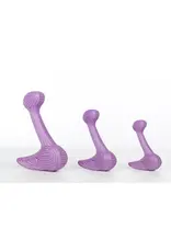 HuggleHounds Bobb Tuffut-Lon® Bone Dog Toy w/ Chicken Flavoring