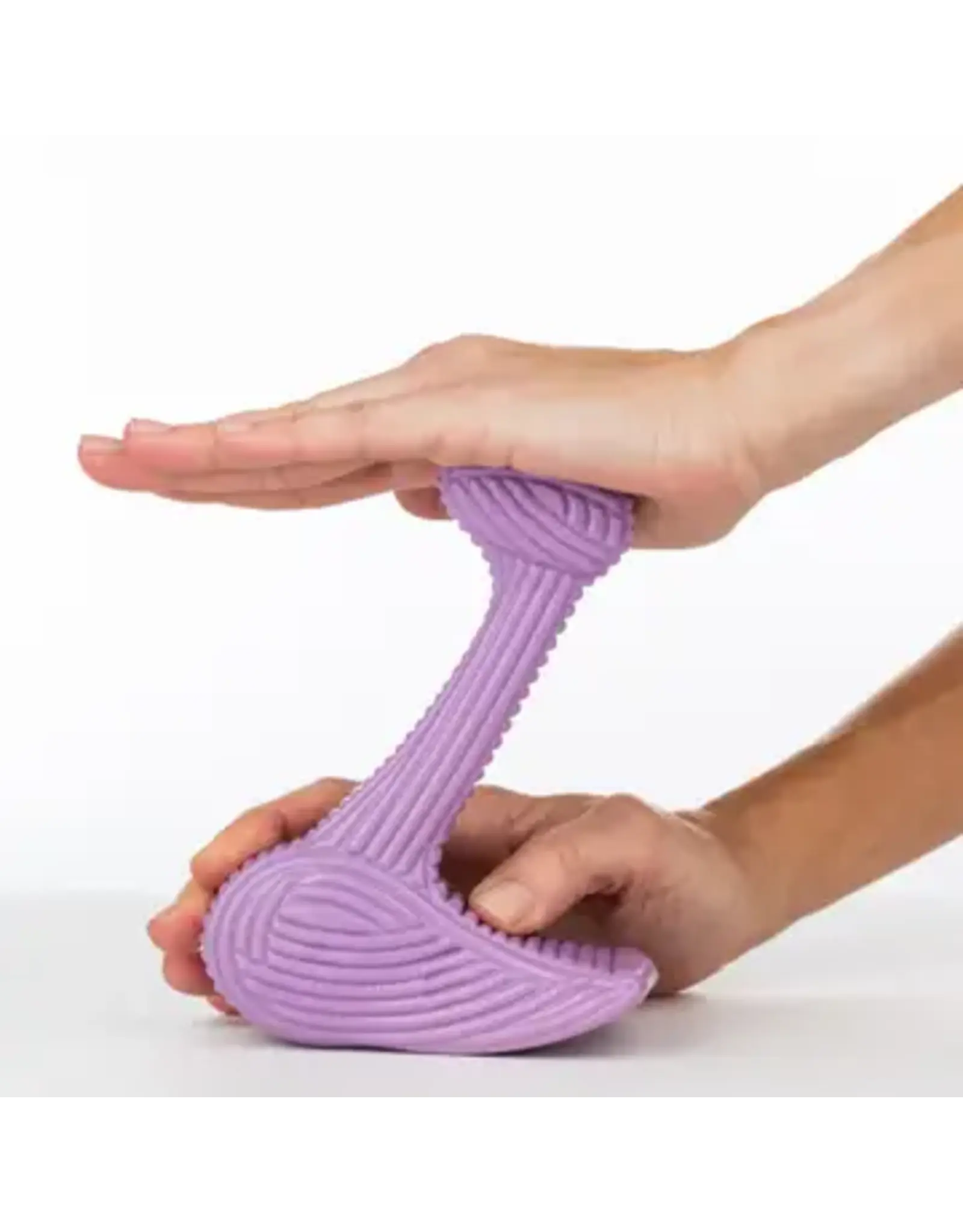 HuggleHounds Bobb Tuffut-Lon® Bone Dog Toy w/ Chicken Flavoring