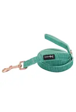 Sassy Woof 'Wag Your Teal' Fabric Leash