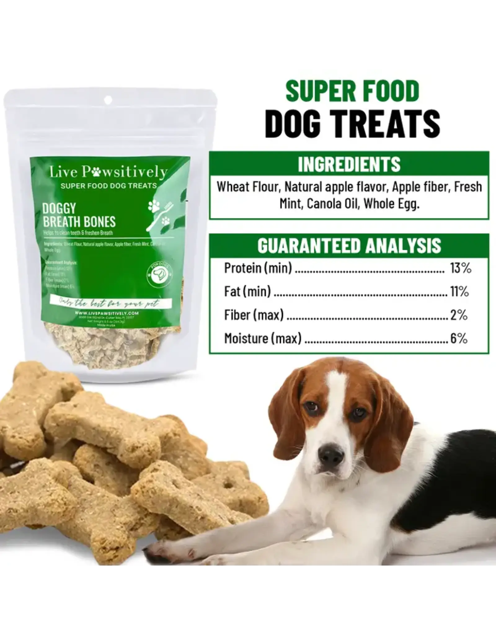 Live Pawsitive Doggy Breath Bones