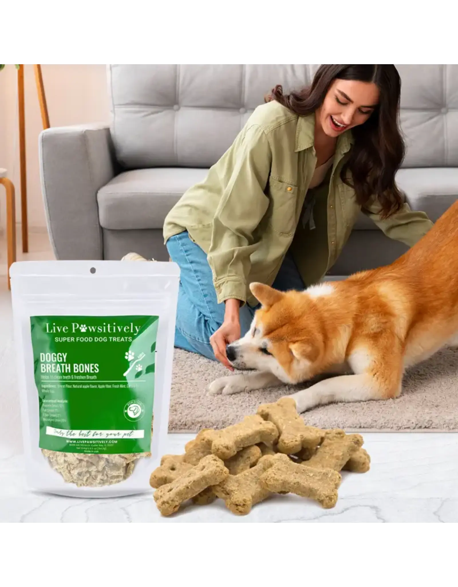 Live Pawsitive Doggy Breath Bones