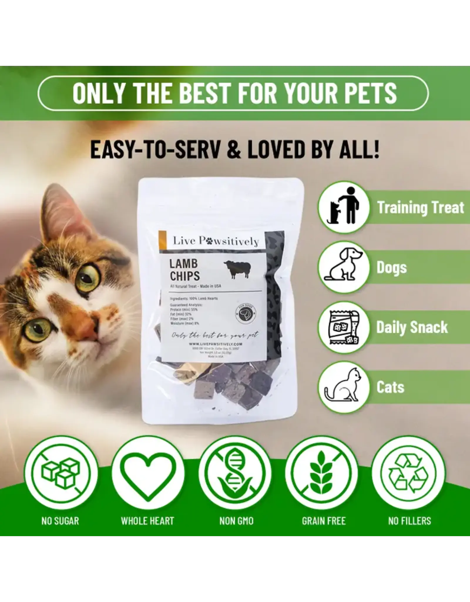 Live Pawsitive Lamb Chips