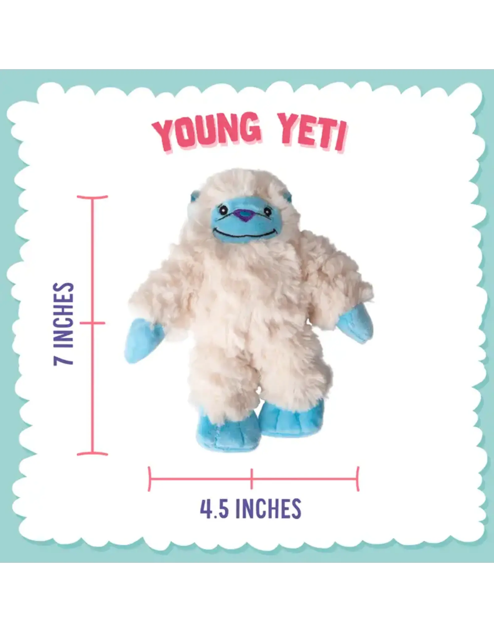 SnugArooz Young Yeti Plush Dog Toy