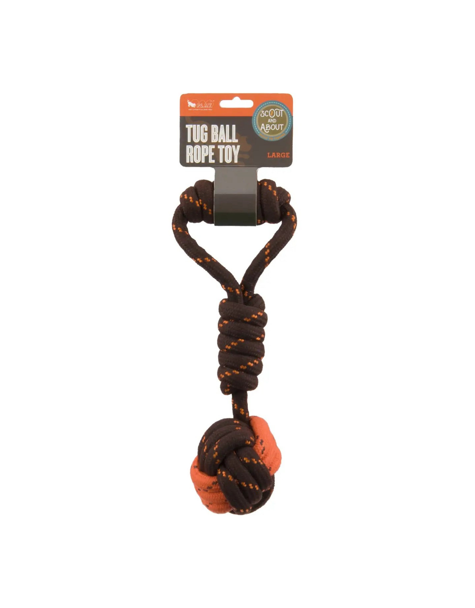 Play Pet Brands Tug Ball Rope Toy - Large