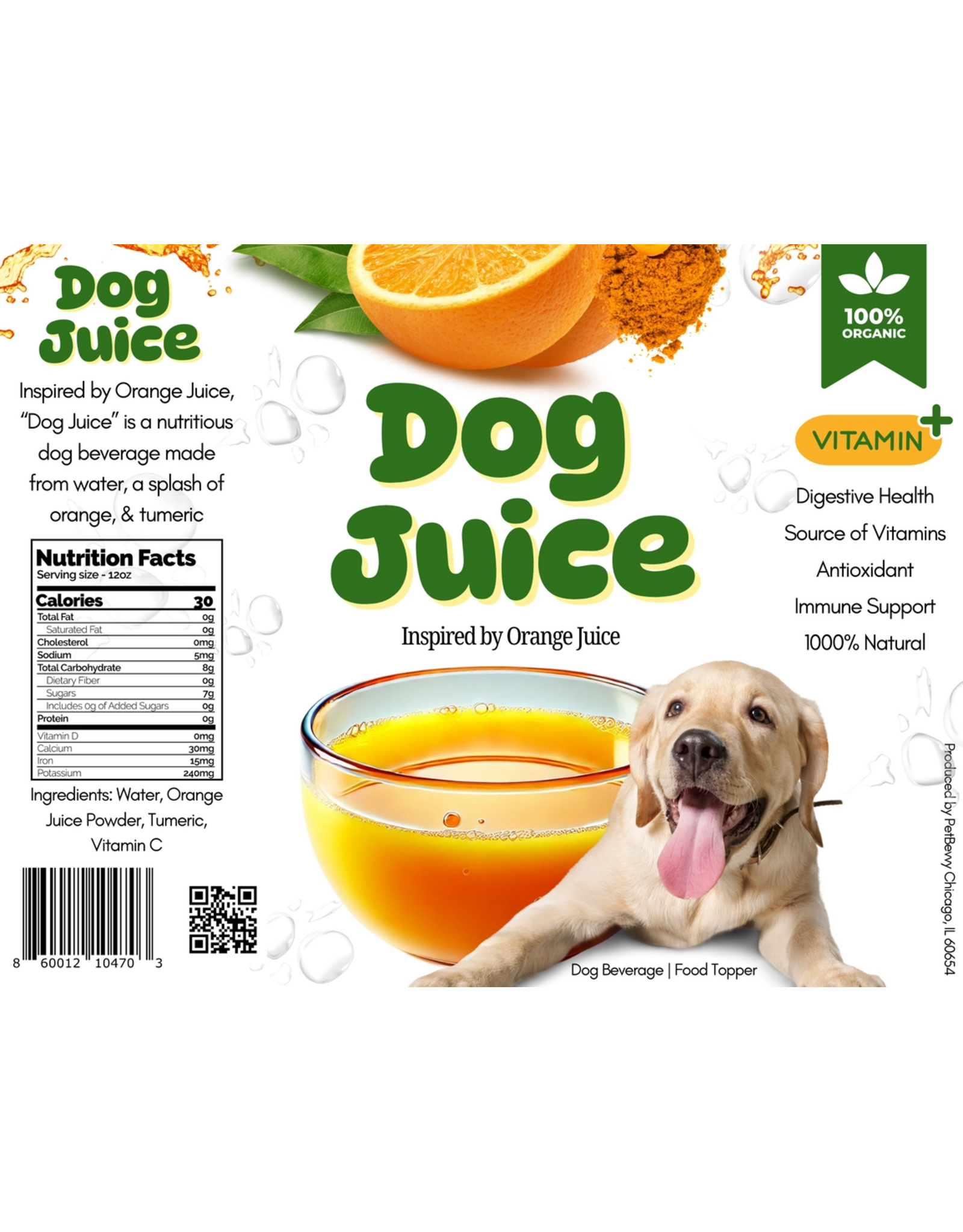 Yappy Hour Mimosa Kit For Dogs | Electrolyte-Mango