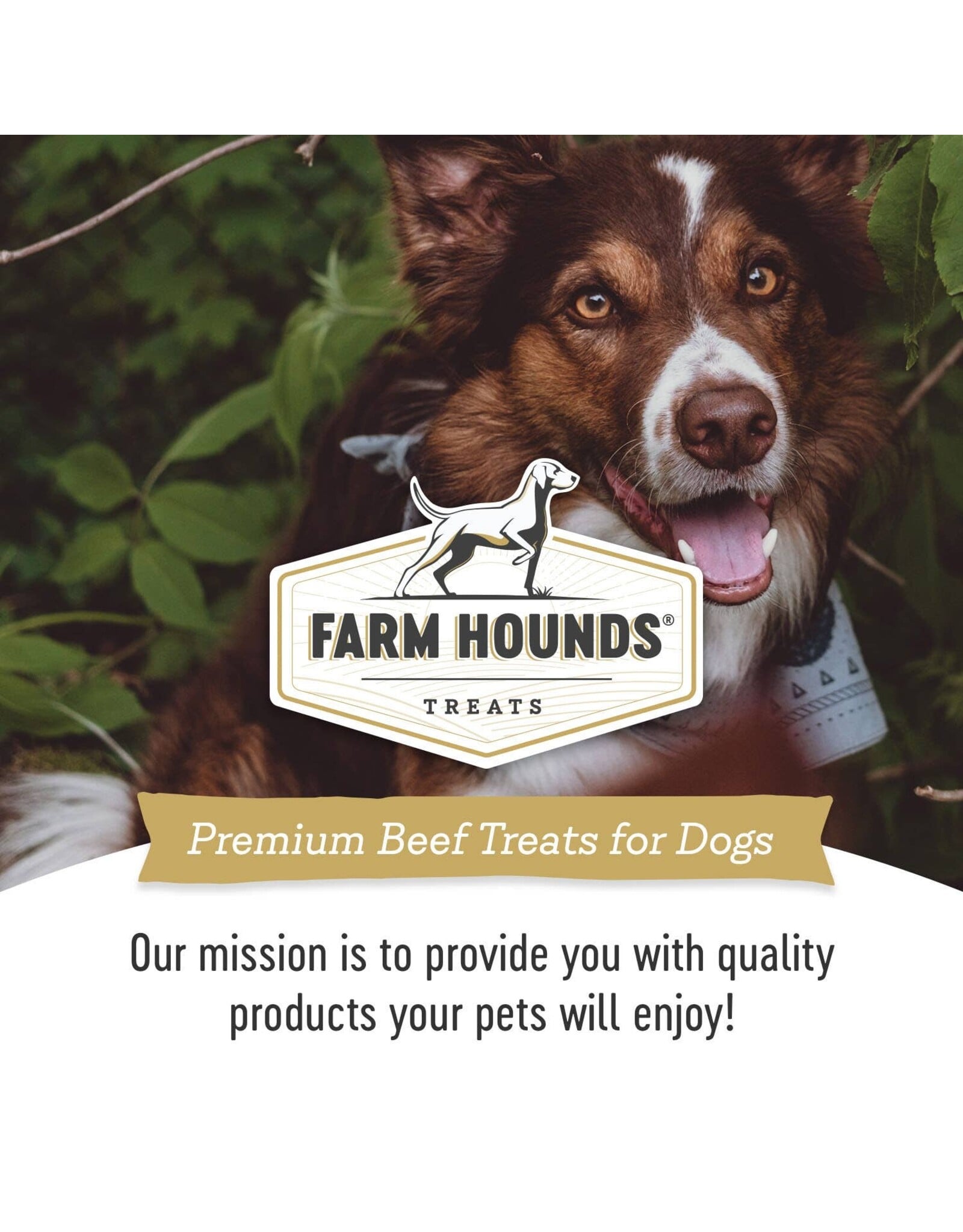 Farm Hounds Bulk Chew: Beef Ear with Hair