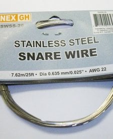 Snare Wire - Stainless Steel - 25' roll - 0.025"