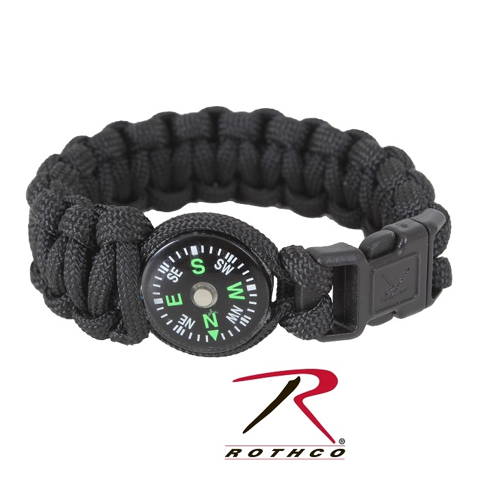 Rothco Paracord Compass Bracelet 8 Inches