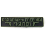 Tactical Innovations Canada PVC Patch - Canadian Freedom Fighter Black/OD