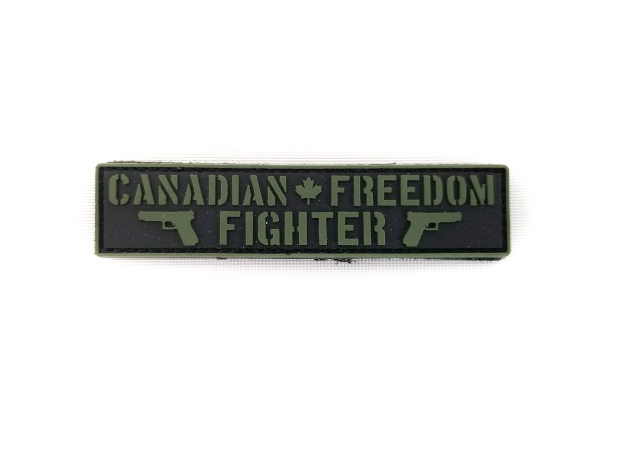 Tactical Innovations Canada PVC Patch - Canadian Freedom Fighter Black/OD