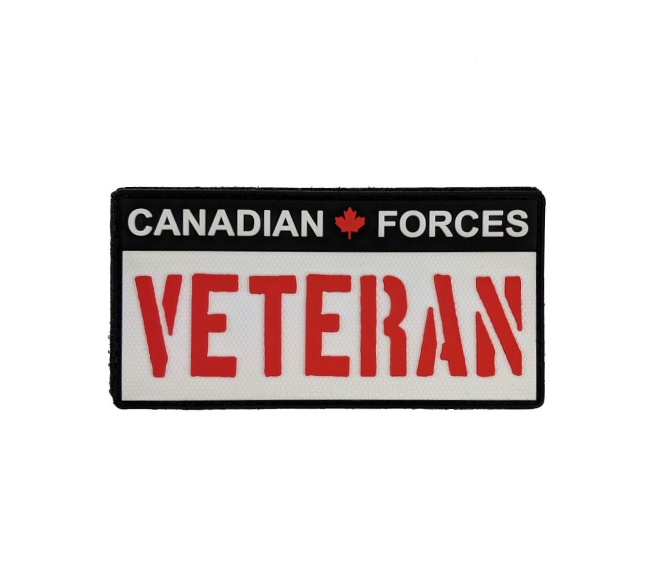 Tactical Innovations Canada PVC Patch - CAF Veteran - Black/White/Red