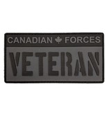 Tactical Innovations Canada PVC Patch - CAF Veteran - Black/Grey