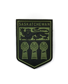 PVC Patch - Saskatchewan  Shield- Black/OD
