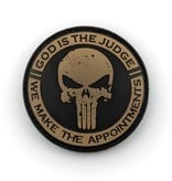 Tactical Innovations Canada PVC Patch - God is the Judge - Black/Tan
