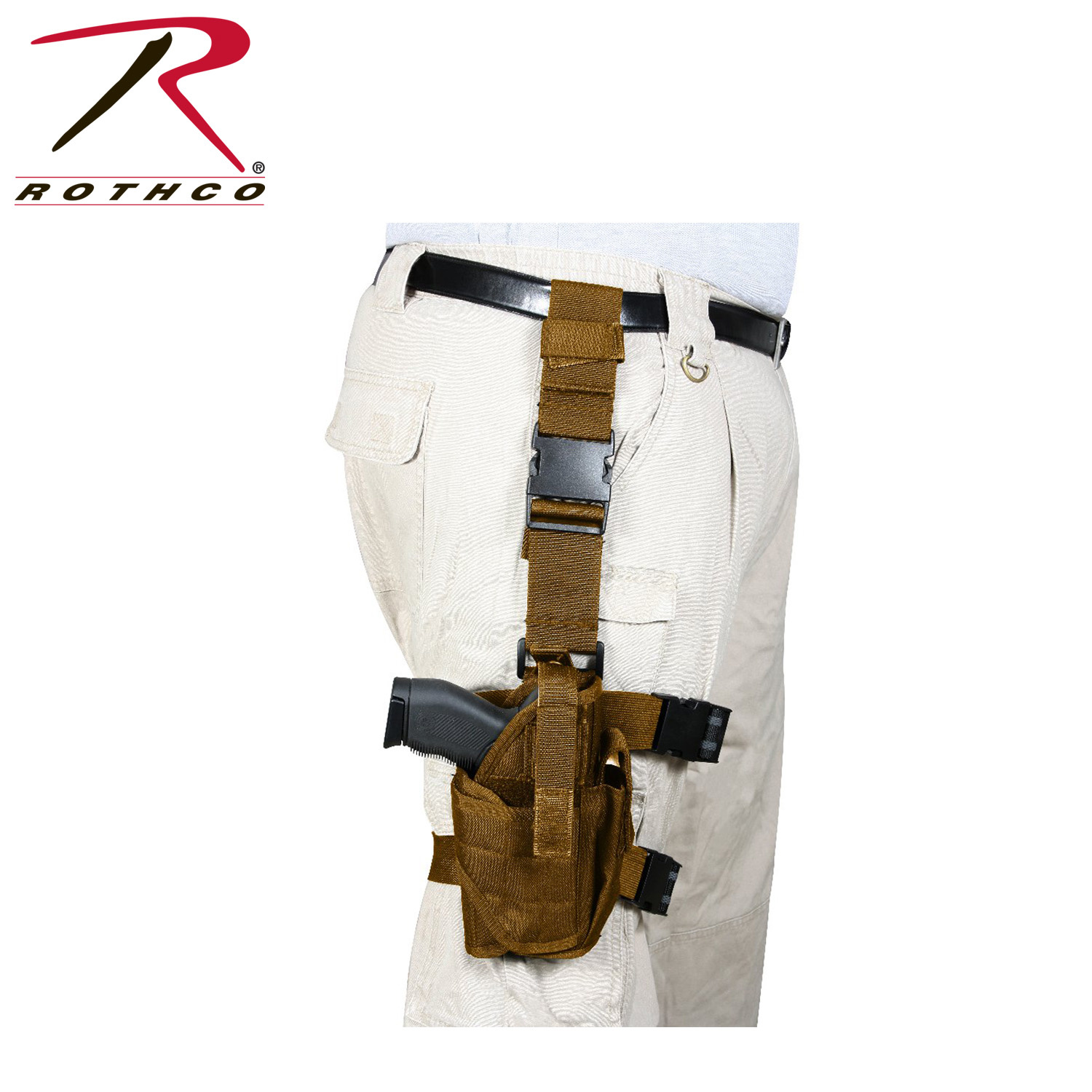 Rothco Deluxe Drop Leg Holster - Cache Tactical Supply