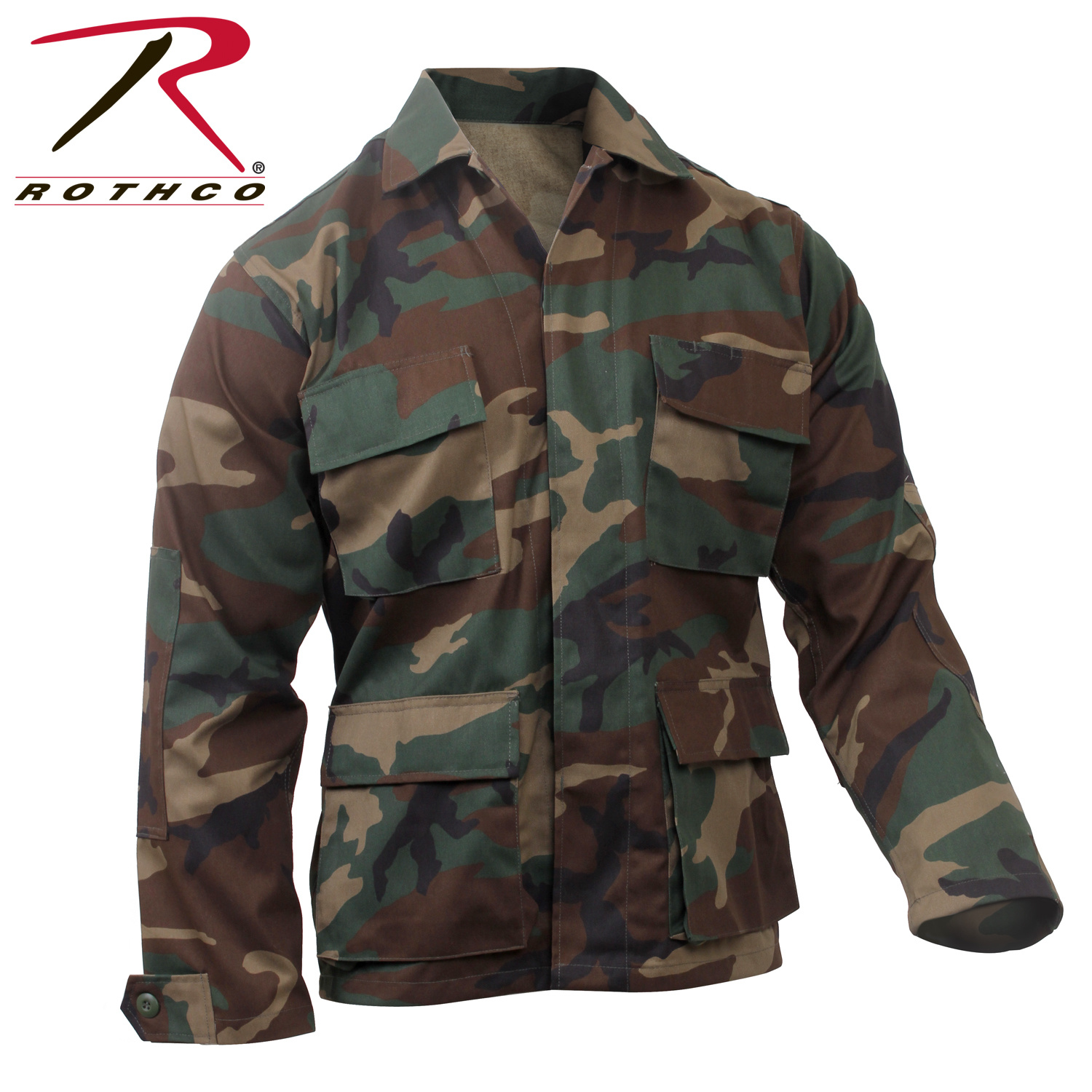 Rothco Rothco Camo BDU Shirt Woodland Camo