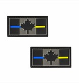 Tactical Innovations Canada PVC Patch - Canadian Thin Blue/Yellow Line 1x2