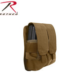 Rothco Universal Double Mag Rifle Pouch - Coyote Brown