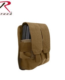 Universal Double Mag Rifle Pouch - Coyote Brown