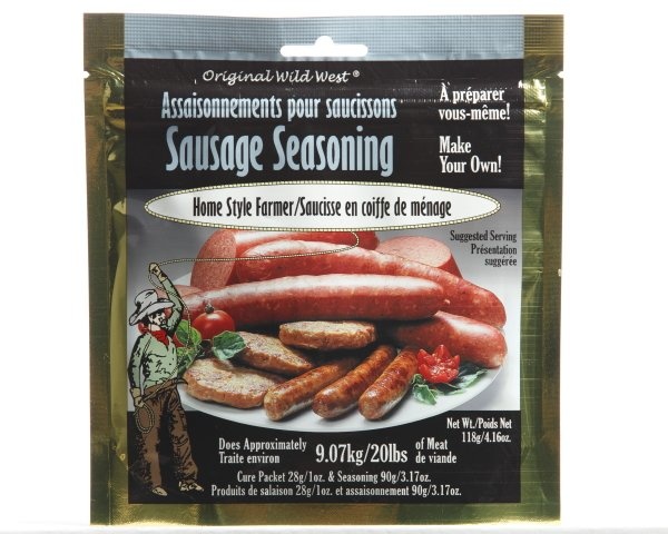 Wild West Seasonings Home Style Farmer Sausage Seasoning 118g