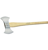 Ochsenkopf Ox Head Double Bit Throwing Ax 3lb with 28" Hickory Handle