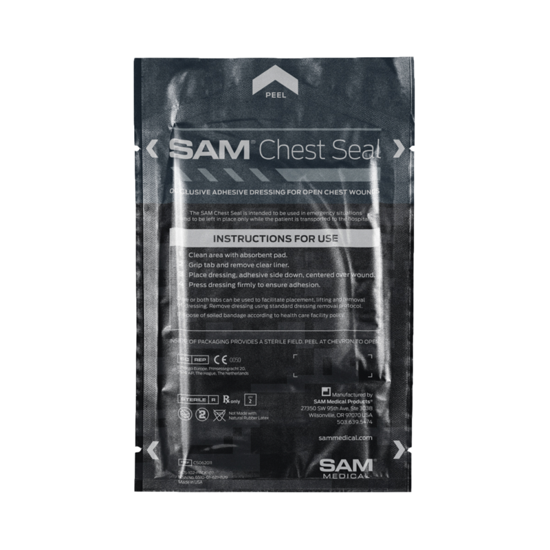 SAM Medical Chest Seal, Non-Valved 2/PK