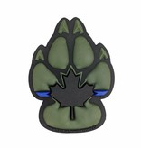 Tactical Innovations Canada PVC Morale Patch - K9 Thin Line