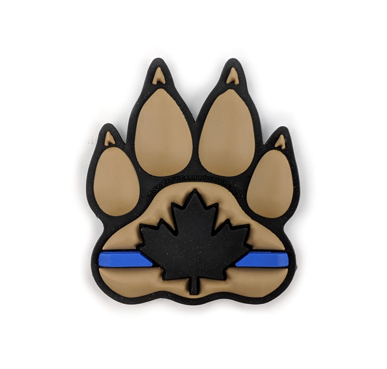 Tactical Innovations Canada PVC Morale Patch - K9 Thin Line