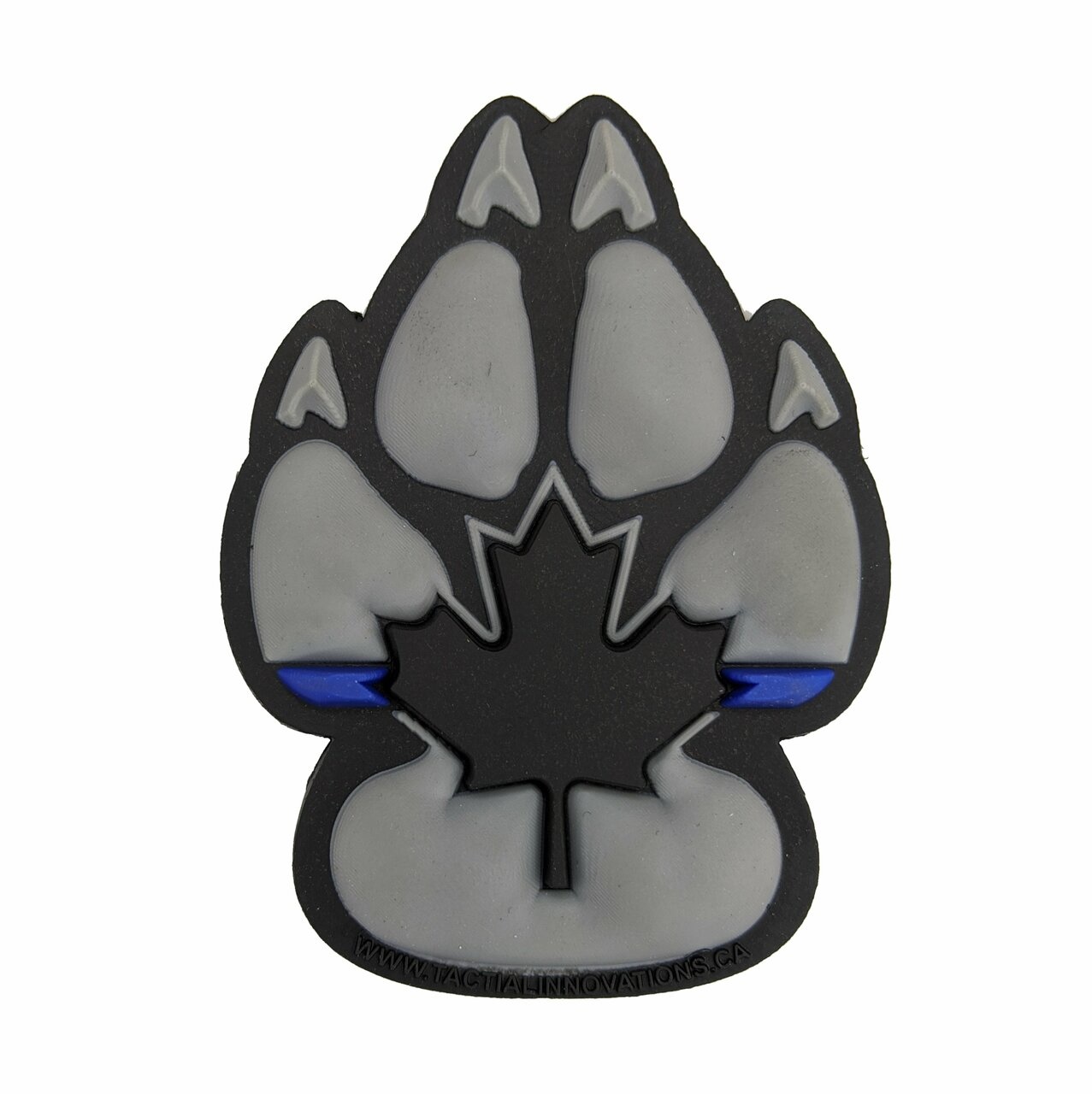 Tactical Innovations Canada PVC Morale Patch - K9 Thin Line